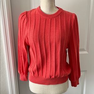 Soaked in Luxury Elegant Coral SL Gunchild Pullover Sweater